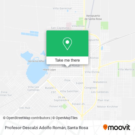 Profesor-Descalzi Adolfo Román map