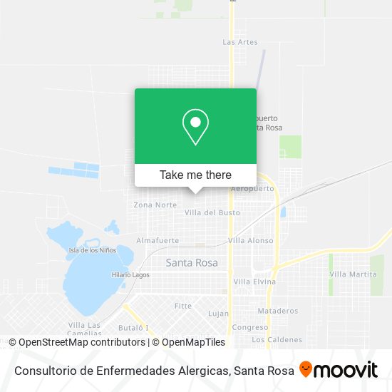 Consultorio de Enfermedades Alergicas map