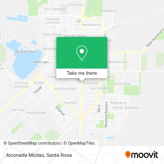 Alconada Modas map