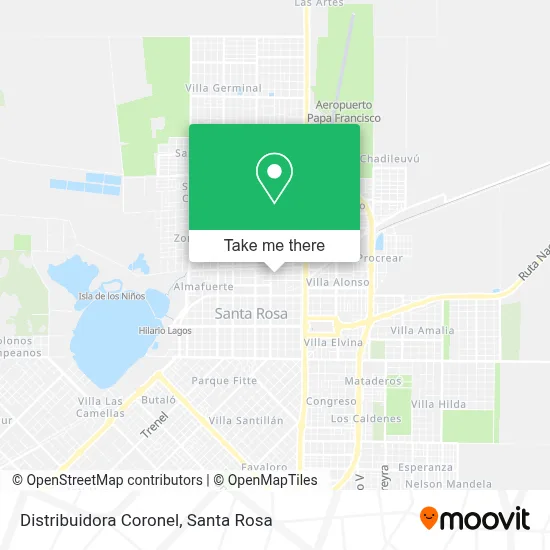 Distribuidora Coronel map