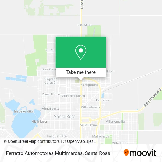 Ferratto Automotores Multimarcas map