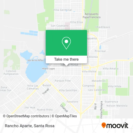 Rancho Aparte map