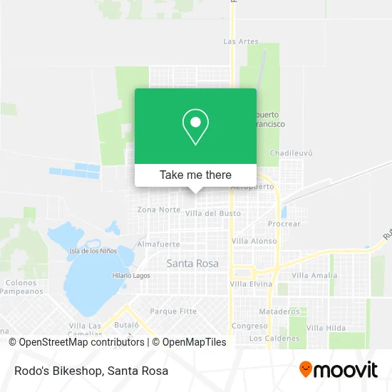 Rodo's Bikeshop map