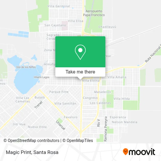 Magic Print map