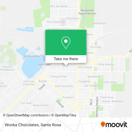 Wonka Chocolates map