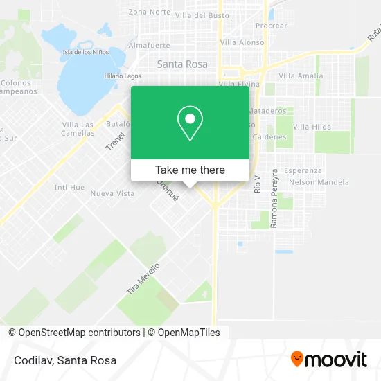 Codilav map