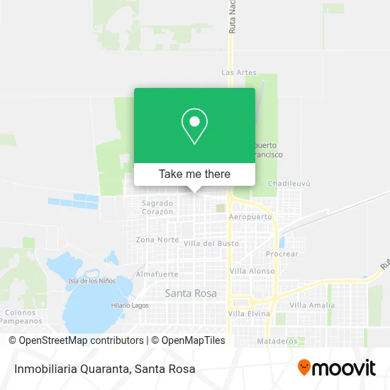 Inmobiliaria Quaranta map