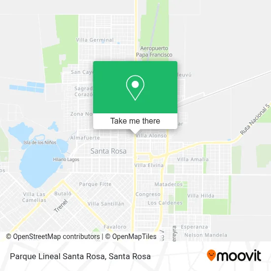 Parque Lineal Santa Rosa map