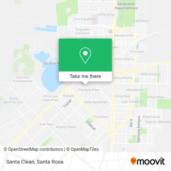 Santa Clean map