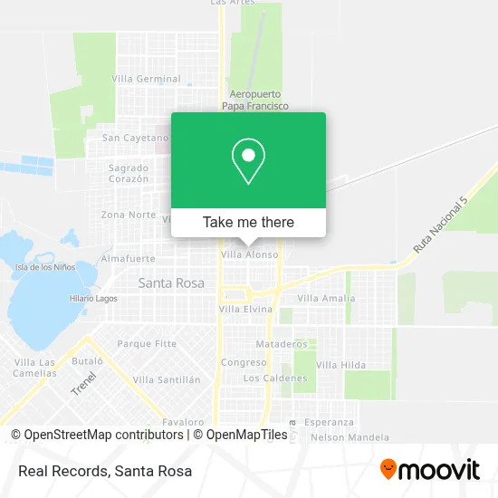 Real Records map