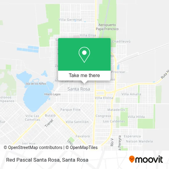 Red Pascal Santa Rosa map