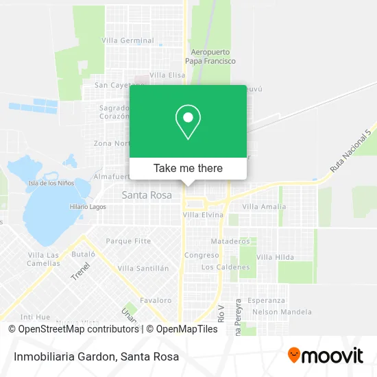 Inmobiliaria Gardon map