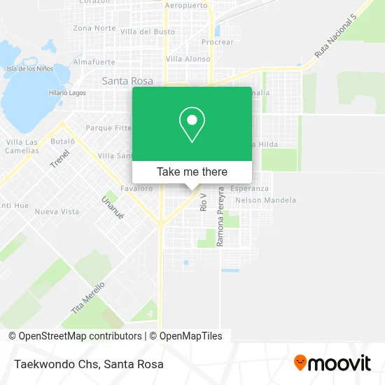 Taekwondo Chs map