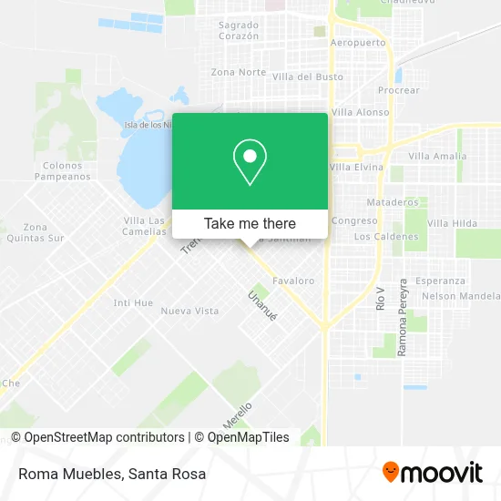 Roma Muebles map