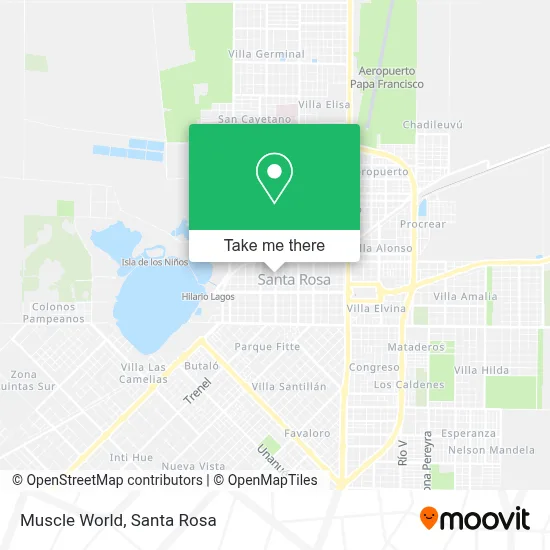 Muscle World map