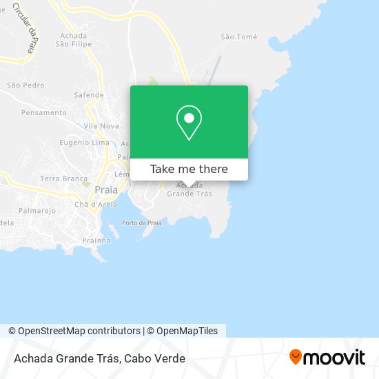Achada Grande Trás map
