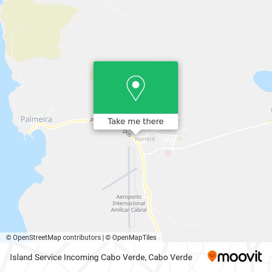 Island Service Incoming Cabo Verde mapa