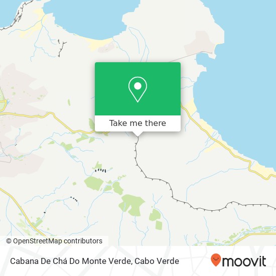 Cabana De Chá Do Monte Verde mapa
