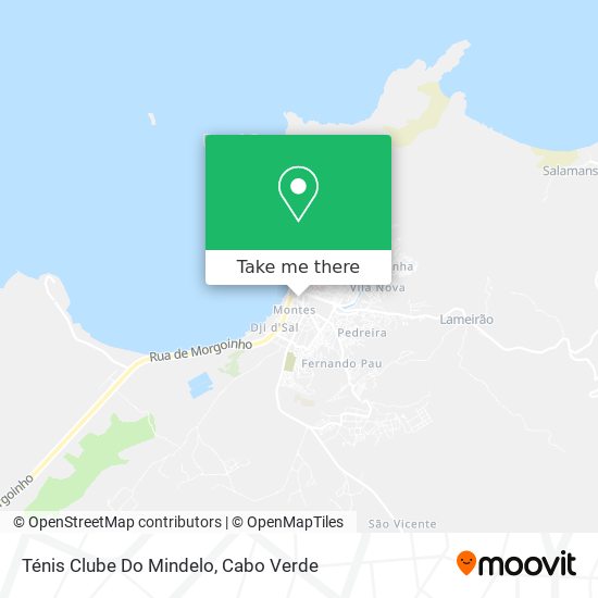 Ténis Clube Do Mindelo mapa