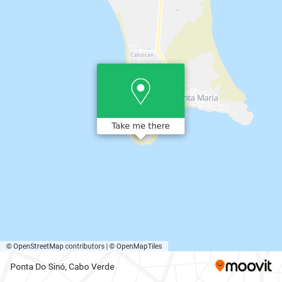 Ponta Do Sinó mapa