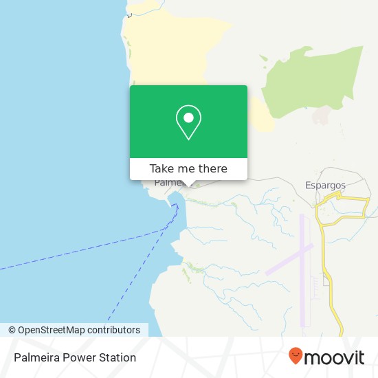 Palmeira Power Station mapa