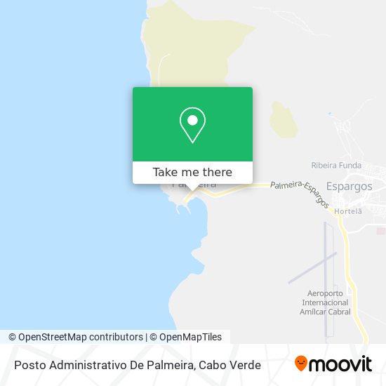 Posto Administrativo De Palmeira mapa