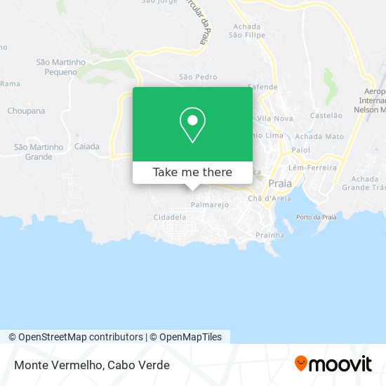 Monte Vermelho map