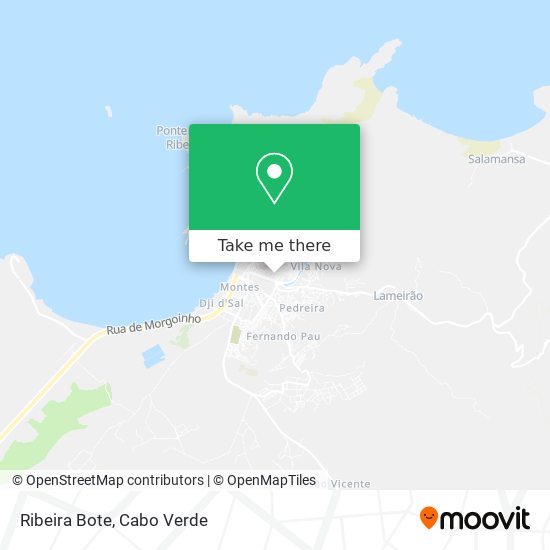 Ribeira Bote map