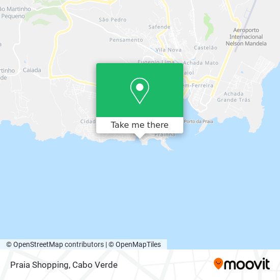 Praia Shopping map