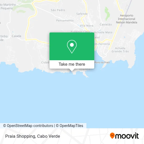 Praia Shopping map