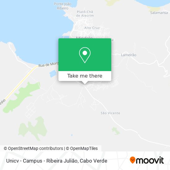Unicv - Campus - Ribeira Julião map