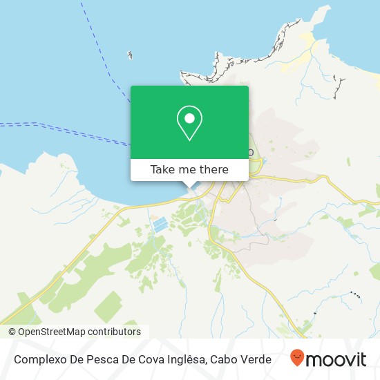 Complexo De Pesca De Cova Inglêsa mapa