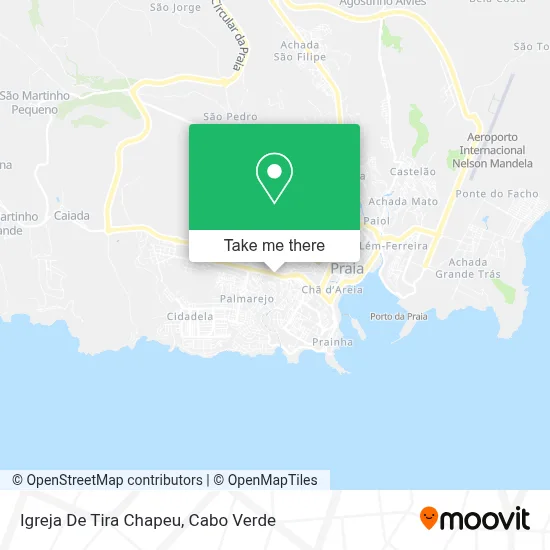 Igreja De Tira Chapeu map