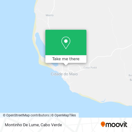 Montinho De Lume map