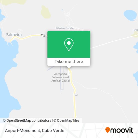 Airport-Monument mapa