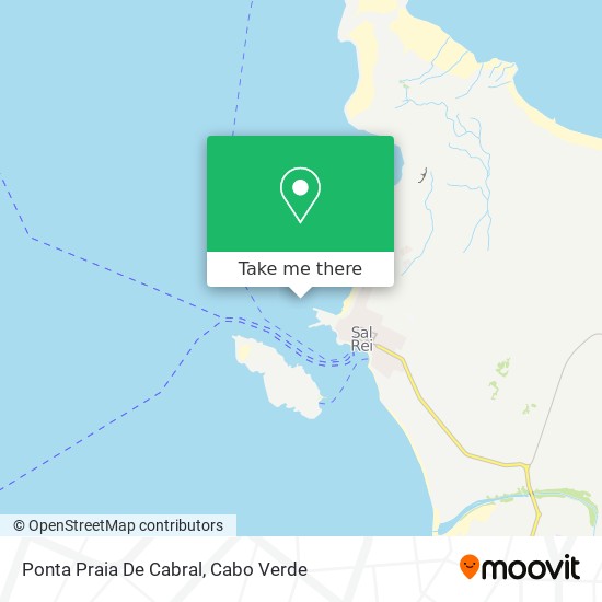 Ponta Praia De Cabral mapa