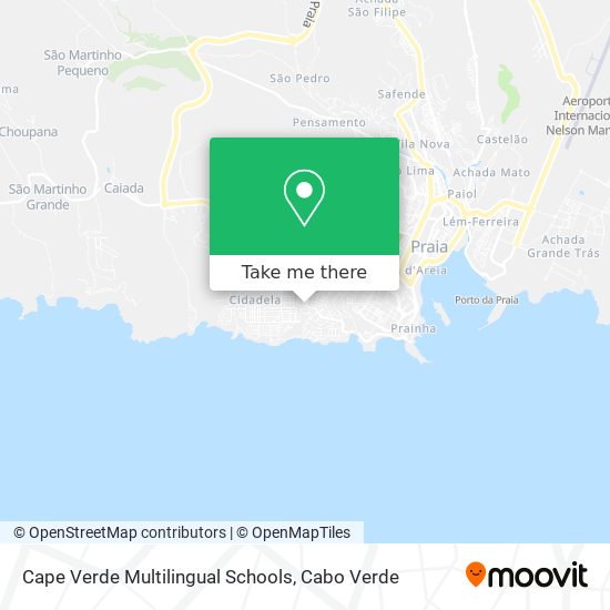 Cape Verde Multilingual Schools mapa