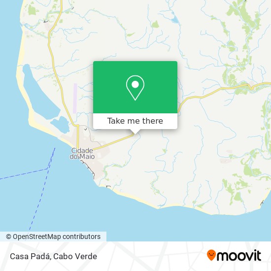 Casa Padá map