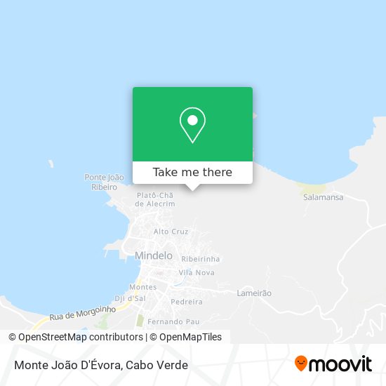 Monte João D'Évora mapa
