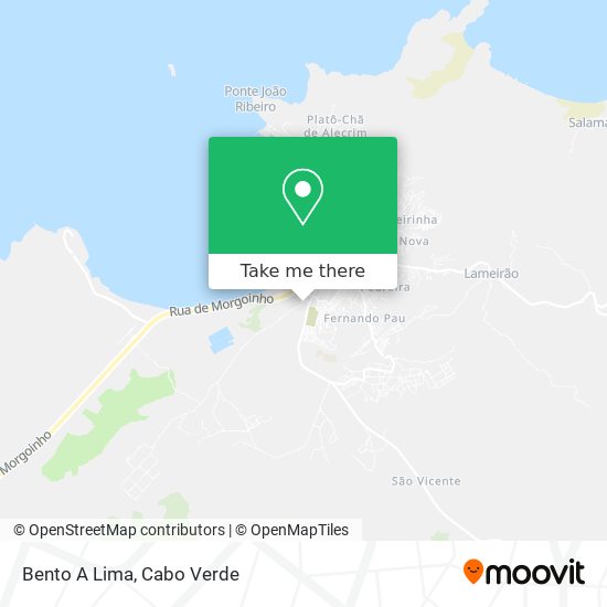 Bento A Lima map