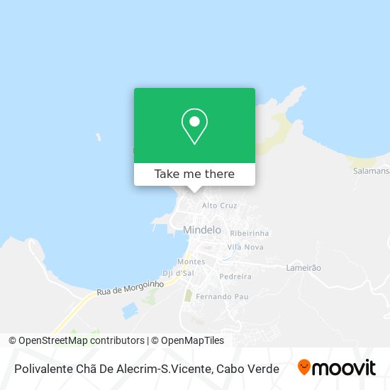 Polivalente Chã De Alecrim-S.Vicente mapa