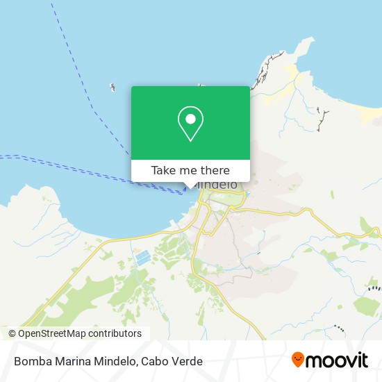 Bomba Marina Mindelo mapa