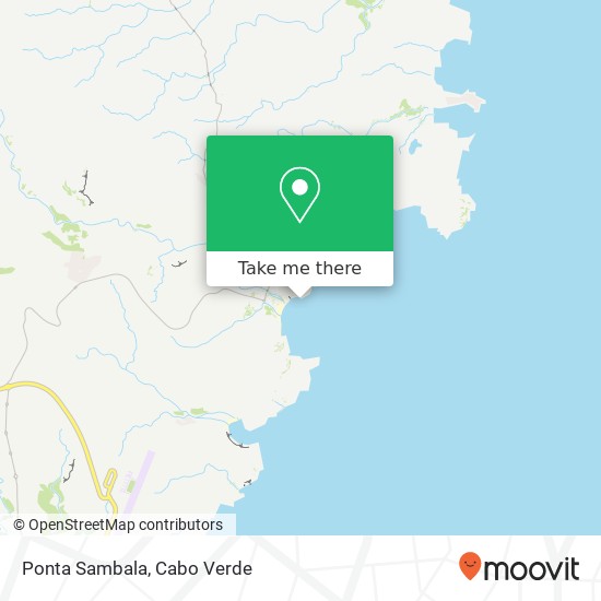 Ponta Sambala map