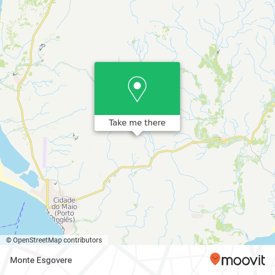 Monte Esgovere mapa