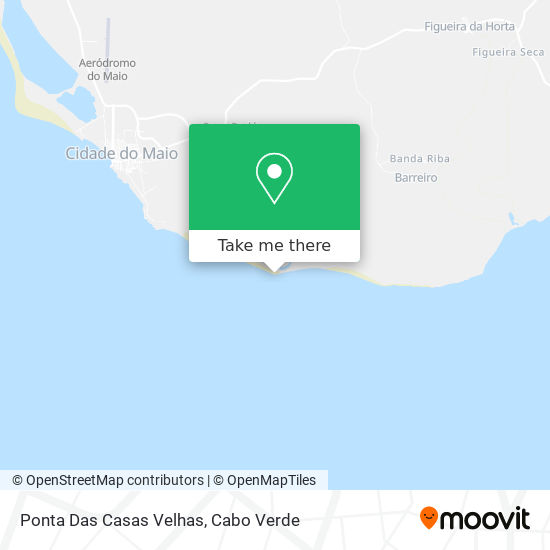 Ponta Das Casas Velhas mapa