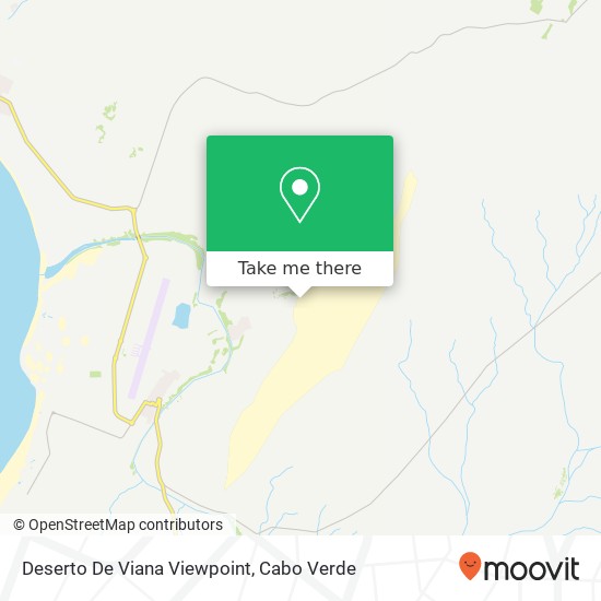 Deserto De Viana Viewpoint map