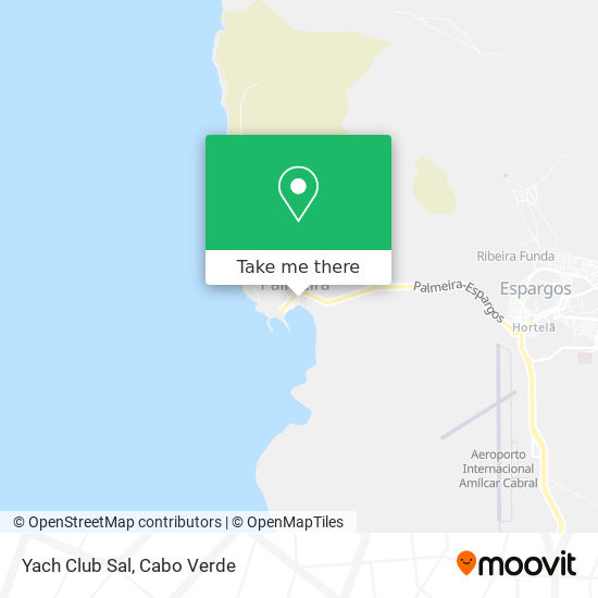 Yach Club Sal mapa