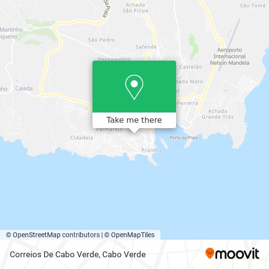 Correios De Cabo Verde mapa