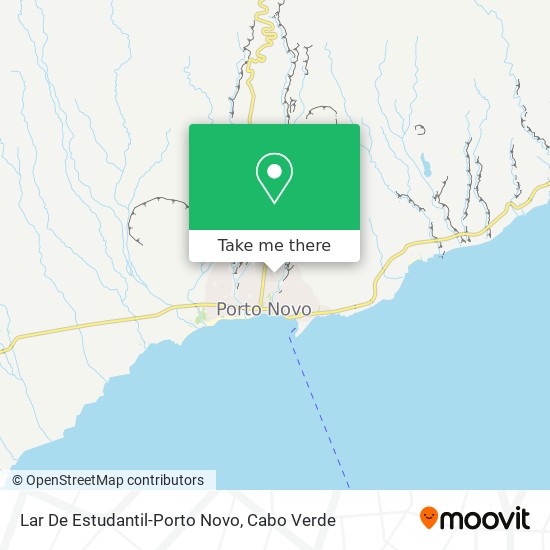 Lar De Estudantil-Porto Novo map