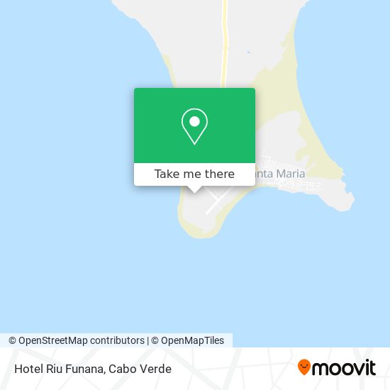 Hotel Riu Funana mapa